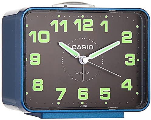 Casio 10234 TQ-218-2D - Réveil analogique Bleu, Bleu, Analogique