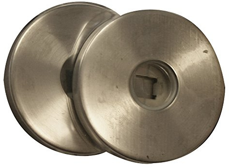 Alpertec 32858180K2 Stainless Steel Door Handle Rosettes with Plastic Substructure Rosette: Diameter 55 mm for Pair of Handle Set Door Handles Door Fittings