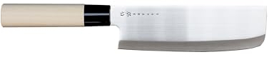 Satake Houcho Nakiri Messer, 16 cm - Robustes Küchenmesser aus der Houcho Serie - Japanisches Hackmesser für vielerlei Zwecke