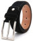 Ground Mind Gürtel aus Veloursleder für Herren Gr. 86 cm, Schwarz