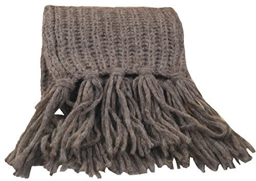 Seeberger Alpaka-Merino-Mix Fransenschal Moráu