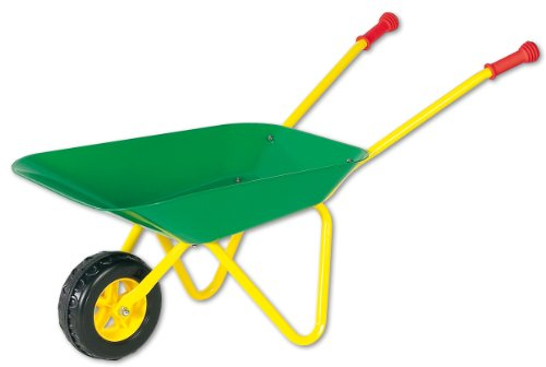 The Toy Company 9565 Outdoor active Schubkarre Metall grün und gelb