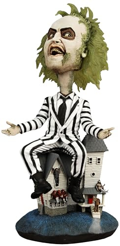 Figura Head Knocker Beetlejuice Traje Rayas 20Cm