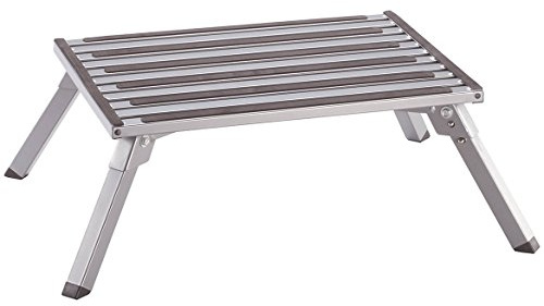 Wide Folding Step Stool, EasyComforts, Silver