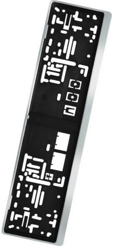 EASY CLICK Kennzeichenhalter Önorm Edelstahl glänzend 1 Stück