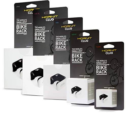CLUG MTB Fahrrad-Wandhalterung für Mountainbikes (weiß/schwarz)von 42 bis 62mm