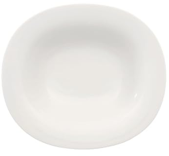 Villeroy & Boch ny stuga enkel sopptallrik, 24 x 21 cm, premiumporslin, vit
