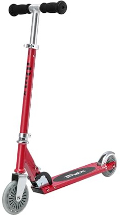 JD Bug Junior Street Folding Kids Scooter, for Boys and Girls Aged 5+, Adjustable Handlebar Height
