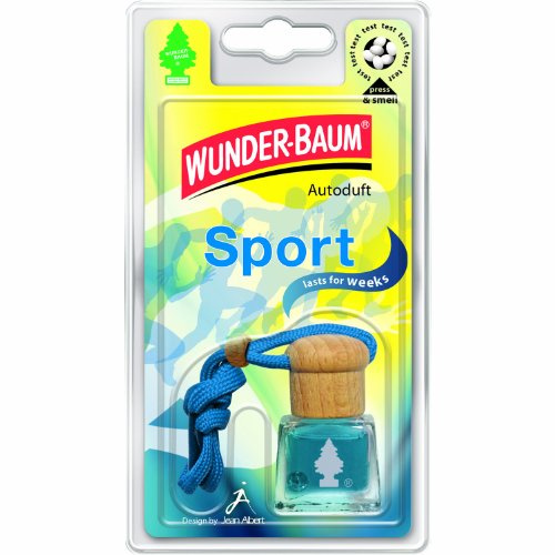 Wunder-Tree 461203/4 luftrenare set med 4-pack doftflakon sport