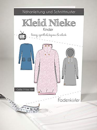 Fadenkäfer Schnittmuster und Nähanleitung - Kinder Kleid - Nieke