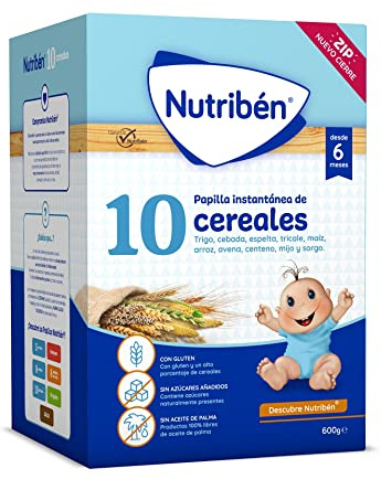 Nutribén Papilla 10 Cereales, 600g