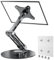 Wearson VESA Mount 75mm Folding Small Monitor Stand for 15.6 16 17.3 18 18.5 18.5 Portable Monitor Stand Lying Flat VESA 75x75mm Black