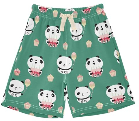 Caihoyu Bequeme Fahrrad-Shorts für kleine Mädchen, Schwimm- und Surf-Shorts für Motorradfahrer für Kleinkinder, Größe 39 und 40, Mehrfarbig, 2 Años