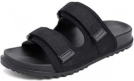 Ciabatte per Diabetic Uomo Donna Piedi Gonfi Scarpe da Passeggio Regolabili Edema Scarpe per Donne Extra Largo Comodo Sandali Ortopopedici Comfort Anziani per Unisex-Black||39