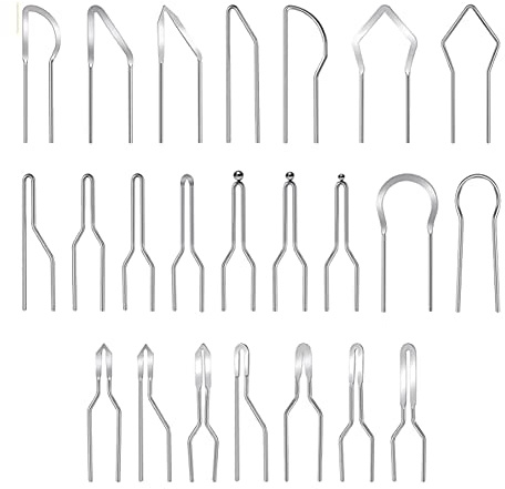 Ruitutedianzi 23 Pcs Wood Burning Tips Replacement Shape Pyrography Wire Pen Nibs for Wood Burning