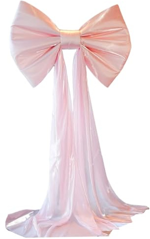 Fiocco di velluto extra large da 20x102 pollici Puntale gigante per albero di Natale, fiocchi di velluto di grandi dimensioni per decorazioni natalizie e decorazioni nuziali, DecoracióN Del Hogar