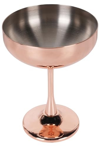 Elegante Bicchiere da Vino in Acciaio Inossidabile Funzionalità Versatile per Dessert e Bevande per Uso Interno Ed Esterno (#3)