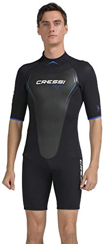 Cressi ALTUM Man 3MM Shorty Wetsuit Black/Blue XL/5