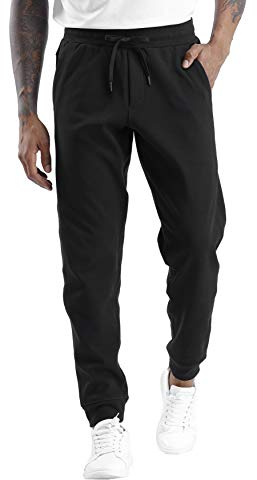 THE GYM PEOPLE Men's Fleece Joggers Pants with Deep Pockets Athletic Loose-fit Sweatpants for Workout, Running, Training