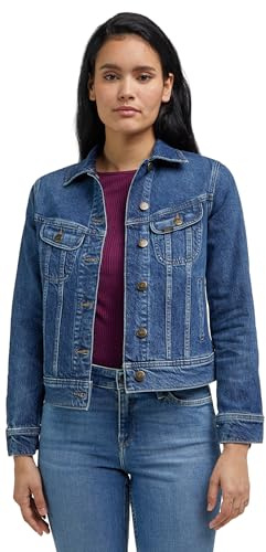 Lee Rider Jacket, Chaqueta vaquera Mujer, CLASSIC INDIGO, XL