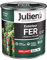 Julien Peinture Fer Anti-Rouille Brillant - Portes, grilles, portails, mobilier de jardin en métal - Vert Basque 0,5 L