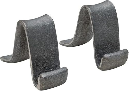 LUNA WAY CAST IRON - Supports en fonte pour dalles | Durable et durable | Idéal pour cheminée | Couple inclus | Dimensions 5 x 14,2 x 9,8 cm, 100 % fonte