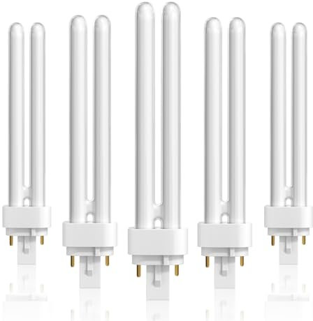 HeatingLux 26W G24d-3 LED, 2 Pin weißes Licht 6500K LED Lampe, 1600LM, nicht dimmbar, 5er Pack