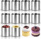 10 anelli da dessert, in acciaio inox, per torte, per torte, per budini, Ø 5 cm, senza cuciture, per cottura e dessert, mousse