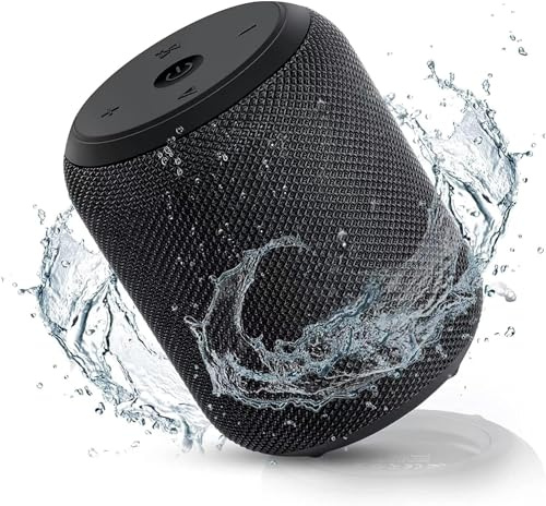 NOTABRICK Bluetooth Lautsprecher mit IPX67 Wasserdicht, Tragbarer 5.0 kabelloser Klein Musikbox, Bass Stereo TWS, 15H Akku Speaker für Zuhause Draußen Strand Reisen