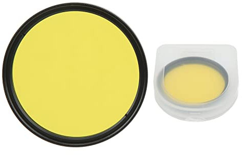 Filtro Obiettivo da 52 Mm Lenti Della Macchina Fotografica Filtro Lente Fotocamera Colore Giallo con Vetro Ottico per Video Vlog Fotografia di Ritratto