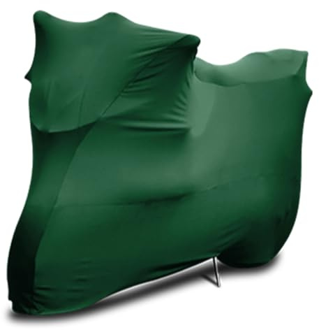 WinPower Funda Moto Interior 265 x 105 x 125 CM Cubre Moto Scooter Bicicleta Transpirable Elástico Antipolvo Antiarañazos Cubierta Protectora con Bolsa de Almacenaje para Garage Salón, 1 Pieza