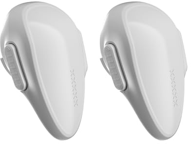 EUDEMON Childproof Oven Door Lock, Baby Safety Oven Lock, Oven Front Lock Easy to Install and no Tools Need or Drill (Milky White, 2 Pack)