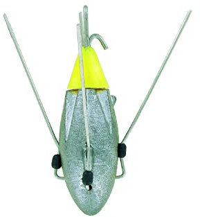 Jenzi Dega Brandungsblei mit Clip für den Haken und Seitenarmen 150g