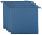 Brandsseller 4er Set Sitzkissen 40x40x4 cm – Wasser- & schmutzabweisende Stuhlkissen mit Bindebändern in Wabenstruktur – Für Innen & Außen – Garten, Terrasse, Küche – Blau