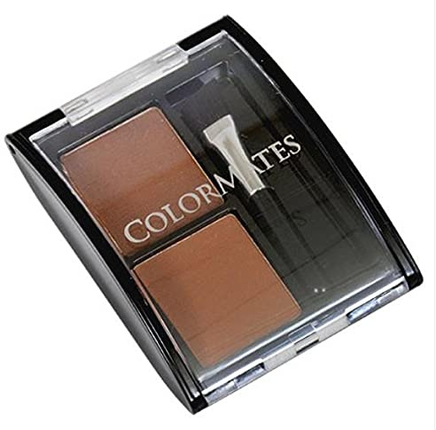 COLORMATES Eyebrow Powder Dark And Medium Brown (pack of 4)