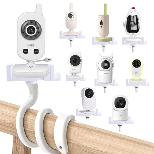 Halterung für GHB Babyphone, Universell Baby Kamera Halter für Philips Avent Babyphon, Befestigung Babyfon Ständer für momcozy/ieGeek/BOIFUN Babyphone, Handyhalter Holder Baby Monitor Zubehör