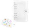 Reusable Sticker Collecting Album - 40 Sheets PVC Blank Release Paper With A6 Binder Cover - Storage Book for Labels and Collection Accessories