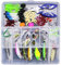 REESTBOO 103 Stück Angelzubehör Angelköder-Set, Spinner Angeln Set Angeln Box Kit für Zander Barsch Forellen Wobbler Swimbait，Kunstköder Blinker Angel-Köder für Süßwasser-Salzwasser-Fischen