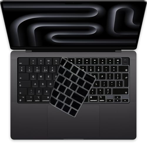 Silicone Keyboard Cover Skin for 2025 MacBook Air 15.3 13.6 inches M4 A3241 A3240 UK/EU Layout Laptop Keyboard Protector Accessory (English)