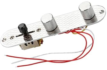 Elektriska Gitarrledningar Sele Kit 1 pack för TL gitarr 3 vägs förkopplad kontrollpanel med rattar delar och tillbehör