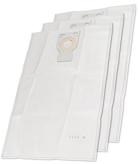 FEDBAGZ 3x Staubsaugerbeutel kompatibel mit Bosch GAS 25, Metabo ASR 25, ASR 35, Starmix ISC, ISP 1425-1625 ARM 1435-1635, Hitachi RP5, Vlies-Filterbeutel, Klasse M, reißfest