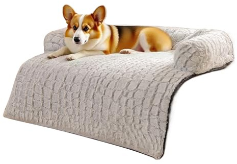 Canapé Animal de couché - Couverture de Protection Amovible Lavable, canapés de Chien apaisant Mate, Lieu de Repos pour Chien Non glissé, Support de lit Animal de Haute qualité, Tapis de Protect