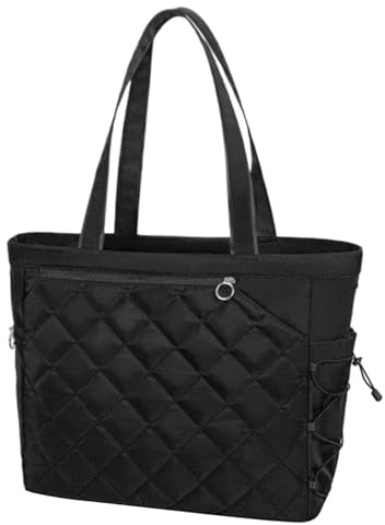 JIEBWCHA Bolsas De Tenis para Mujer, De Pádel Y Entrenamiento Tote Tenis Hombre | con Compartimento para Zapatos y Bolsillo Húmedo, Almacenamiento Deportivo para Botella de Agua y Llaves para