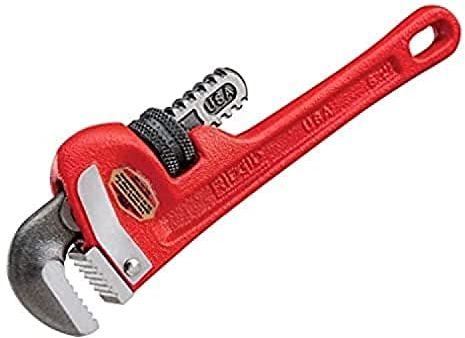 RIDGID 31010 Modell 10 gerade Rohrzange für schwere Beanspruchung, 10 Sanitär-Schraubenschlüssel