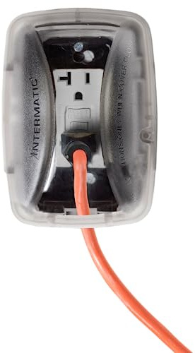 Intermatic WP3100C Weatherproof Electrical Outlet Cover - Extreme Temperature Resistance, Heavy-Duty Construction, Versatile Design & Multi-Configurable, Easy Install, Secure Fit for Outdoor in-Use
