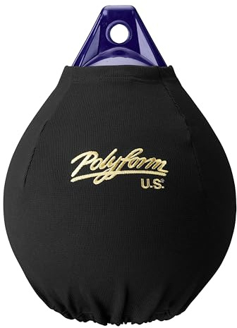 Polyform EFC-A2 Black Boat Fender Cover Fits Polyform A-2 Boat Fenders