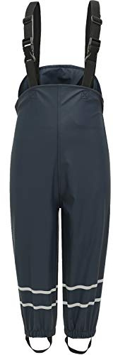 BenBoy Pantalon Impermeable Lluvia Infantiles Pespirable Resistentes al Viento Trekking Nieve Esqui Playa Antiincrustante Pantalones de Barro para Niño Niña YK1221H-Navy Blue-116