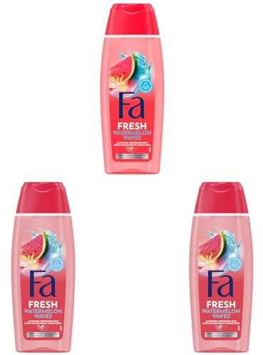 Fa - Gel Douche Corps Revitalisant - Island Vibes - Fiji Dream - Formule de pH neutre pour la peau - Testé sous contrôle dermatologique - Bouteille de 250 ml (Lot de 3)