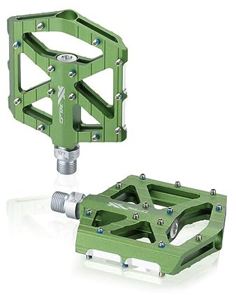 XLC PD-M12 Paire de pédales en Aluminium pour vélo de Trekking ou VTT Citron Vert