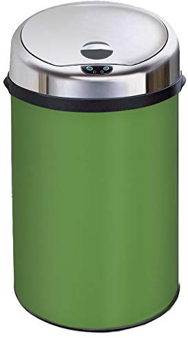 Inmotion 30L Fern Green Stainless Steel Auto Automatic Sensor Kitchen Waste Dust Bin